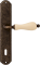 Дверная ручка на планке Melodia Ceramic 179/131 Cab Бронза античная