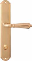 Дверная ручка на планке Melodia Antik 130/131 WC Латунь полированная