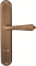 Дверная ручка на планке Melodia Antik 130/131 WC Бронза матовая