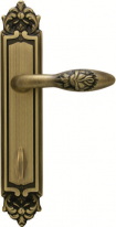 Дверная ручка на планке Melodia Rosa 243/229 Cyl Бронза матовая