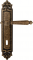 Дверная ручка на планке Melodia Mirella 235/229 Cab Бронза античная