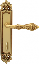 Дверная ручка на планке Melodia Libra 229/229 Wc Золото французское