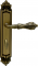 Дверная ручка на планке Melodia Libra 229/229 Wc Бронза матовая