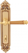 Дверная ручка на планке Melodia Veronica 102/229 Wc Золото французское