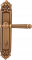 Дверная ручка на планке Melodia Veronica 102/229 Wc Бронза матовая
