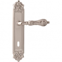 Дверная ручка на планке Melodia Libra 229/229 Cab Серебро