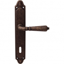 Дверная ручка на планке Melodia Antik 130/158 Cab Бронза античная
