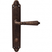 Дверная ручка на планке Melodia Antik 130/158 WC Бронза античная
