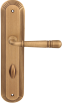 Дверная ручка на планке Melodia Alpha 293 WC/P 235 Бронза матовая
