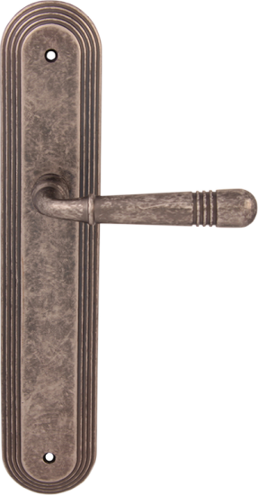 Дверная ручка на планке Melodia Alpha 293 Pass/P 235 Серебро античное