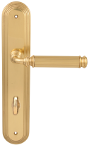 Дверная ручка на планке Melodia Rania 290 WC/P 235 Латунь полированная