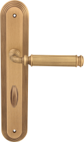 Дверная ручка на планке Melodia Rania 290 WC/P 235 Бронза матовая