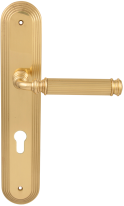 Дверная ручка на планке Melodia Rania 290 Cyl/P 235 Латунь полированная