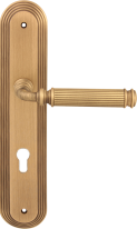 Дверная ручка на планке Melodia Rania 290 Cyl/P 235 Бронза матовая