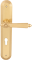 Дверная ручка на планке Melodia Nike 246 Cyl/P 235 Латунь полированная
