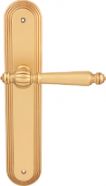 Дверная ручка на планке Melodia Mirella 235 Pass/P 235 Золото французское