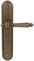 Дверная ручка на планке Melodia Mirella 235 Pass/P 235 Серебро античное