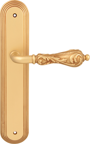 Дверная ручка на планке Melodia Libra 229 Pass/P 235 Золото французское