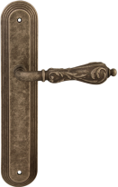 Дверная ручка на планке Melodia Libra 229 Pass/P 235 Серебро античное