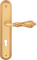 Дверная ручка на планке Melodia Libra 229 Cyl/P 235 Золото французское