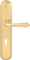 Дверная ручка на планке Melodia Antik 130 Cyl/P 235 Латунь полированная
