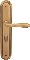 Дверная ручка на планке Melodia Antik 130 WC/P 235 Бронза матовая