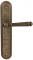 Дверная ручка на планке Melodia Veronica 102 Pass/P 235 Серебро античное