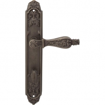 Дверная ручка на планке Melodia Siracusa 465Wc Серебро античное