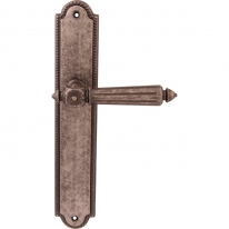 Дверная ручка на планке Melodia Nike 246/458Pass Серебро античное