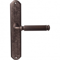Дверная ручка на планке Melodia Rania 290/131Pass Серебро античное