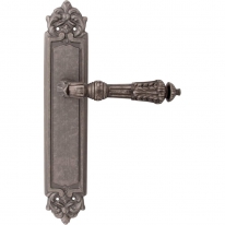 Дверная ручка на розетке Melodia Samantha 292Pass Серебро античное