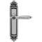Дверная ручка на планке Melodia Nike 246Pass Серебро 925