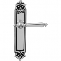 Дверная ручка на планке Melodia Mirella 235Pass Серебро 925