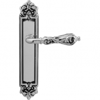 Дверная ручка на планке Melodia Libra 229Pass Серебро 925
