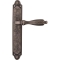 Дверная ручка на планке Melodia Сamilla 298 298/158Pass Серебро античное