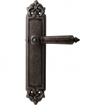 Дверная ручка на планке Melodia Nike 246Pass Серебро античное