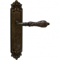 Дверная ручка на планке Melodia Libra 229Pass Бронза античная