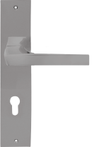 Дверная ручка на планке Forme Mariana 289/P06/Cyl Хром матовый