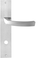 Дверная ручка на планке Forme Crystal 268/P06/WC Хром матовый