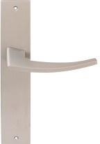 Дверная ручка на планке Forme Antares 218/P06/Cyl Хром матовый