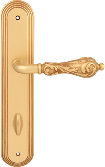 Дверная ручка на планке Melodia Libra 229 WC/P 235 Золото французское