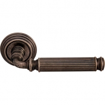 Дверная ручка на розетке Melodia Rania 290P Серебро античное