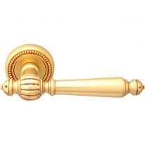 Дверная ручка на розетке Melodia Mirella 235L Золото французское