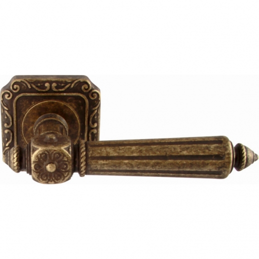 Дверная ручка на розетке Melodia Nike 246 Бронза античная