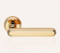 Дверная ручка LINEA CALI "CHIC" 1670 RO 004 OZ полированное золото