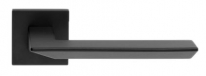 Дверная ручка LINEA CALI на квадратной розетке "TRIO" 485 RO 024 VE матовый черный