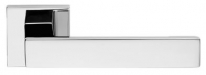 Дверная ручка LINEA CALI на квадратной розетке "CORNER" 505 RO 024 CR хром глянцевый