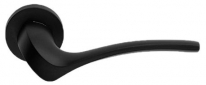 Дверная ручка LINEA CALI на круглой розетке "IBIS" 691 RO 023 VE матовый черный