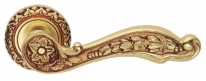 Дверная ручка LINEA CALI на круглой розетке "JARDIN" 1560 RO 115 OF французское золото
