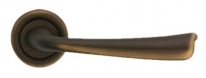 Дверная ручка LINEA CALI на круглой розетке "VOLA" 750 RO 103 BM матовая бронза